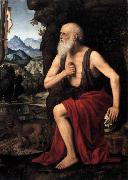 LUINI, Bernardino The Penitent St Jerome oil painting artist